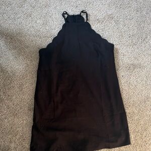 Lulu's Black Halter Dress